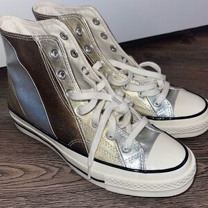 Metallic Gold Converse